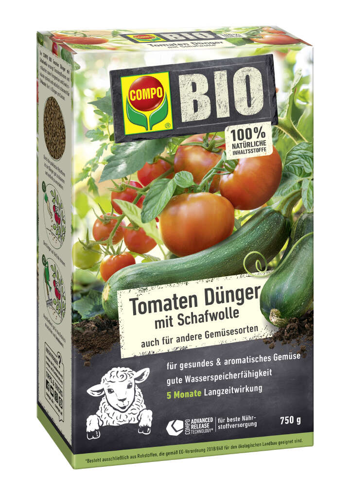 COMPO BIO Tomaten Dünger mit Schafwolle